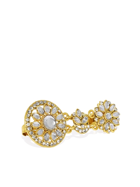 

Spargz Gold-Plated Two-Finger Ring