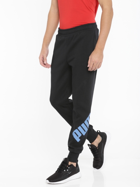 

Puma Men Black Printed OversizeLogoPant Joggers