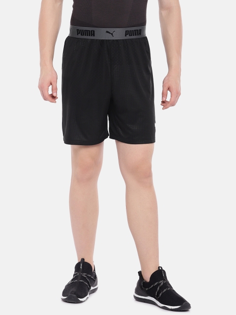 

Puma Men Black Printed Regular FTBLNXT Graphic Training Shorts