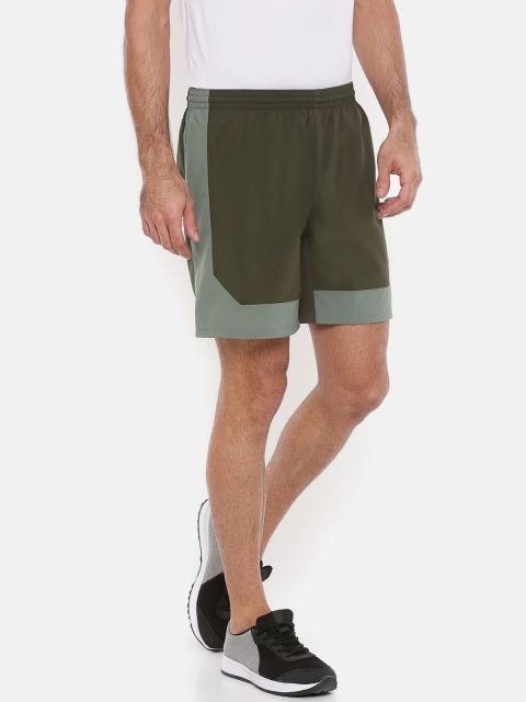 

Puma Men Olive Green ftblNXT DRY-CELL Woven Shorts