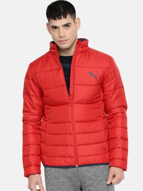 

Puma Men Red Solid warmCELL Ultralight AD JKT Water Resistant Padded Jacket