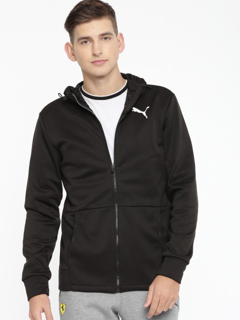 

Puma Black Tec Sports Warm FZ Hoody Slim Fit Sweatshirt