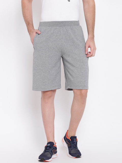 

Puma Men Grey Melange Solid Rebel Bold Shorts