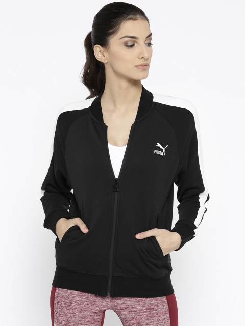 

Puma Women Black Solid Sweatshirt