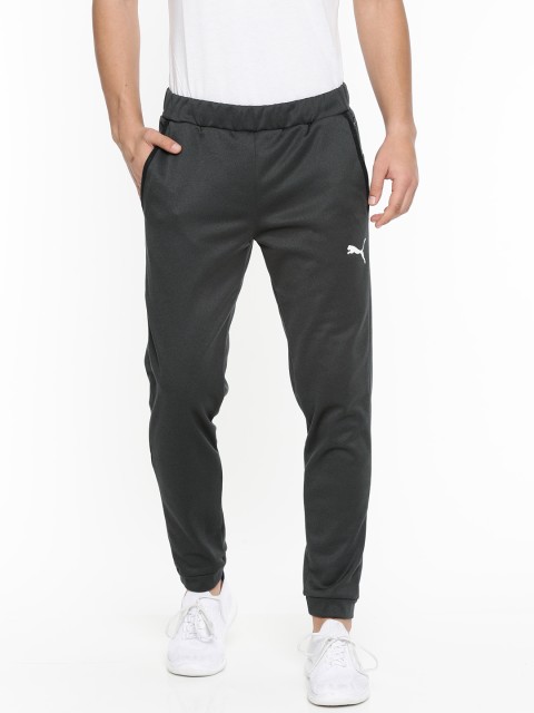 

Puma Men Charcoal Grey Slim Fit Tec Sports Warm Solid Joggers