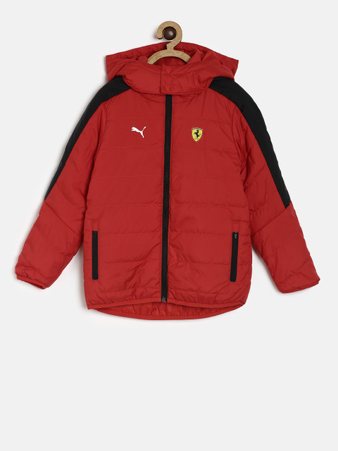 

PUMA Motorsport Boys Red Solid SF T7 LW Padded Rosso Corsa Padded Jacket