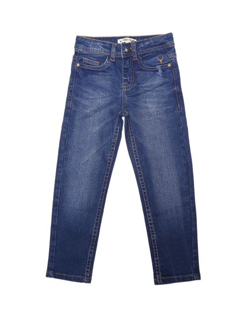 

Allen Solly Junior Boys Blue Mid-Rise Clean Look Stretchable Jeans