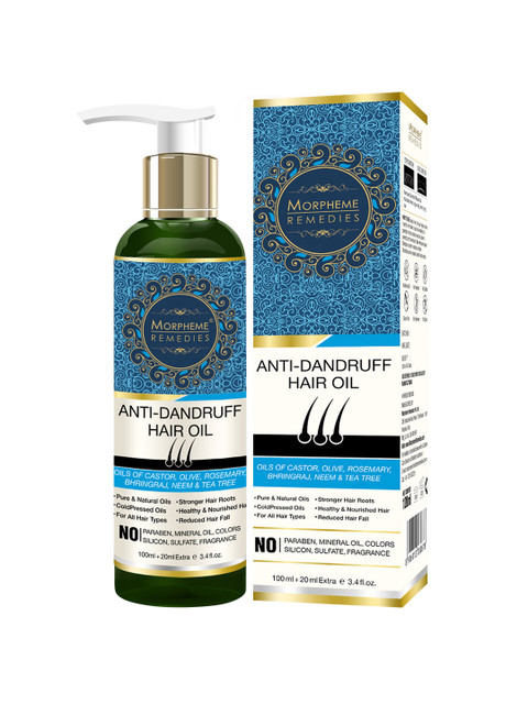 

Morpheme Remedies Anti-Dandruff Hair Oil 120ml, White