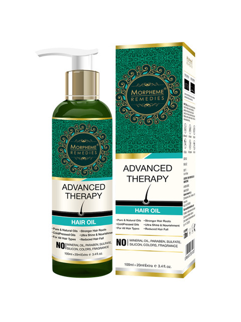 

Morpheme Remedies Advanced Therapy Hair Oil 120 ml, White