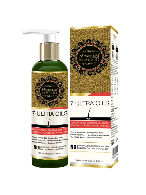 

Morpheme Remedies 7 Ultra Hair Oils 120 ml, White