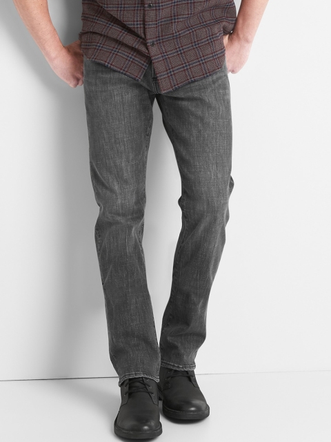 

GAP Men Grey Thermolite Slim Fit Jeans With Stretch