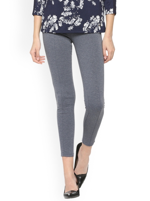 

Van Heusen Women Grey Solid Regular Fit Leggings