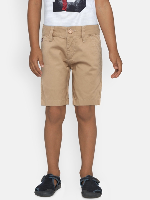 

U.S. Polo Assn. Kids Boys Khaki Solid Chino Shorts
