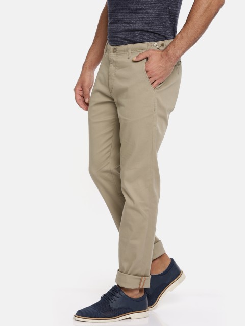 

Blackberrys Men Grey Skinny Fit Mid-Rise Clean Look Chinos