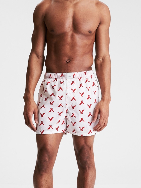 

AMERICAN EAGLE OUTFITTERS Men White Printed Boxer 5270