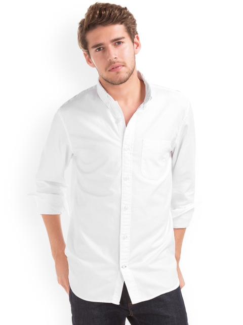 

GAP Men White Oxford Standard Fit Shirt