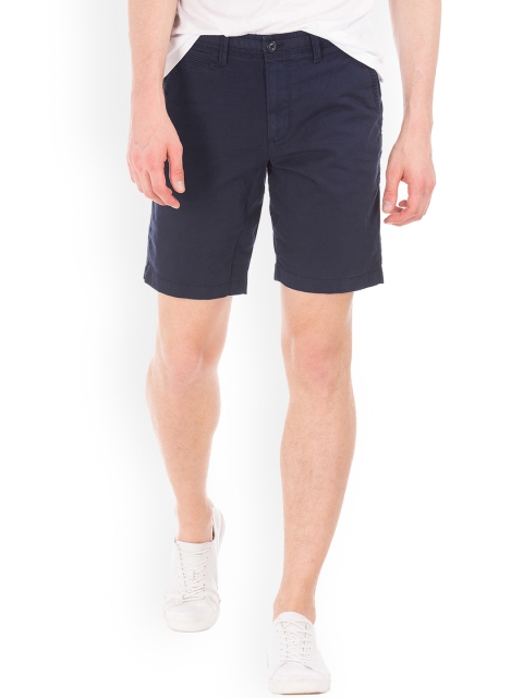 

GAP Men Navy Vintage Wash Stretch Shorts, Blue