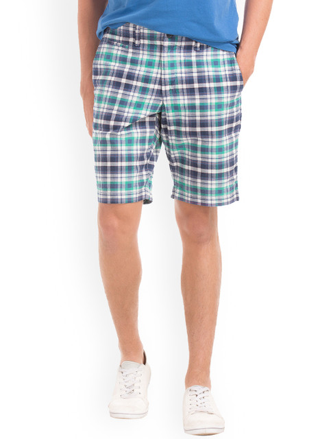 

GAP Men Blue Plaid Everyday Shorts