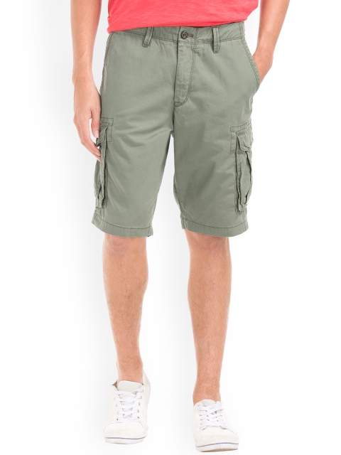 

GAP Men Olive Green Cargo Shorts