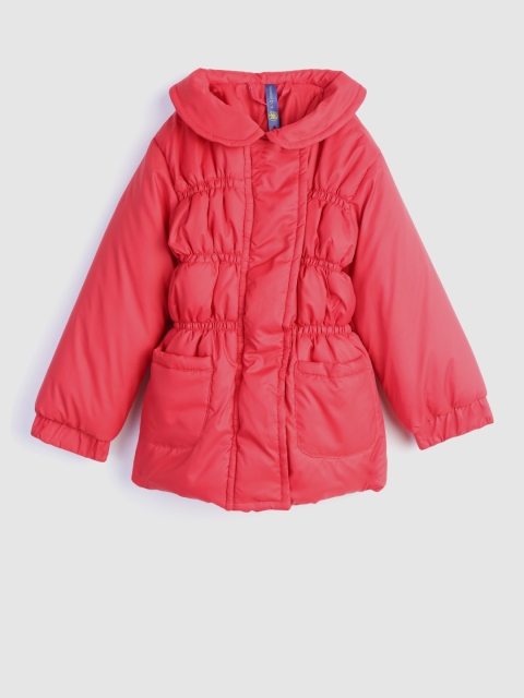 

YK Infant Girls Red Solid Padded Jacket