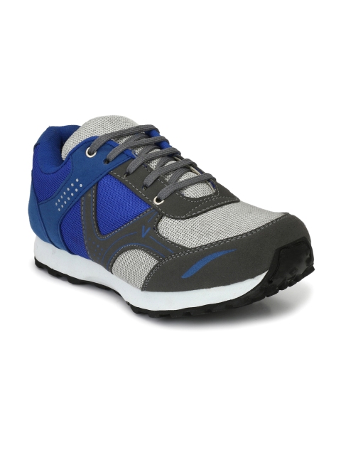 

Sir Corbett Men Blue & Grey Colourblocked Running Shoes