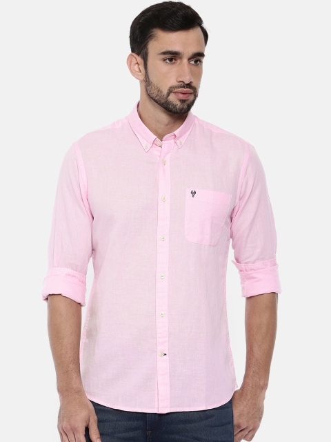 

Classic Polo Men Pink Slim Fit Solid Casual Shirt