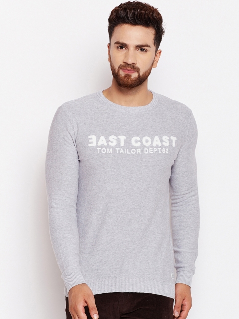 

Tom Tailor Men Grey Printed Sweatshirt