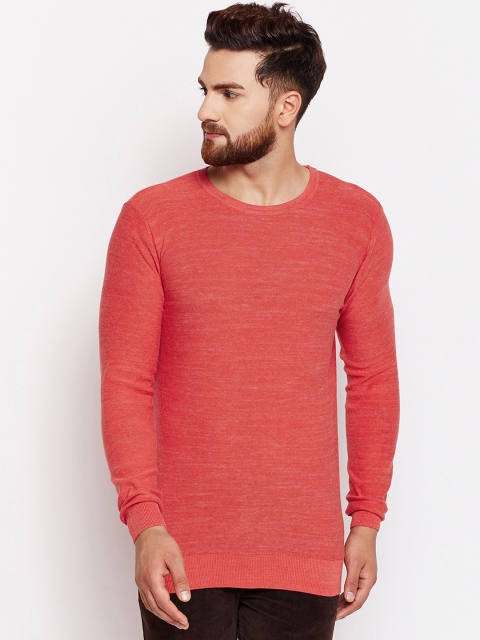 

Tom Tailor Men Red Solid Sweatshirt