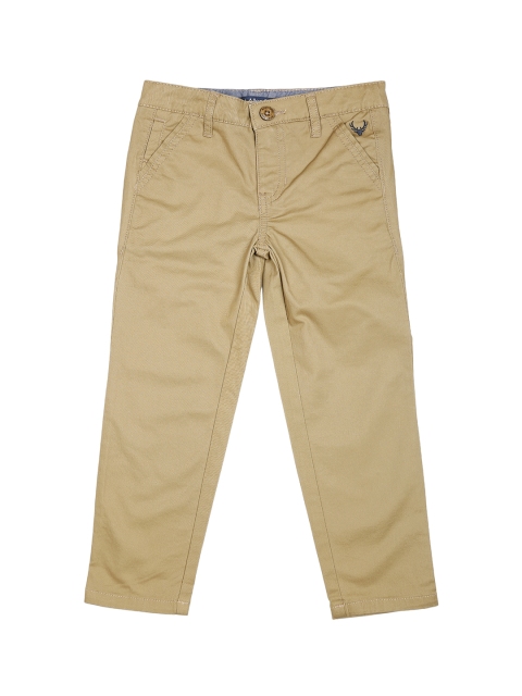 

Allen Solly Junior Boys Beige Regular Fit Solid Regular Trousers