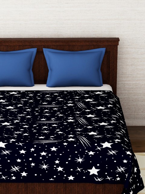 

Story@home Blue Abstract Mild Winter 400 GSM Double Bed Blanket