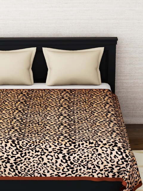 

Story@home Brown & Beige Abstract Mild Winter 350 GSM Double Bed Blanket
