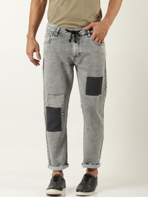 

Blue Saint Men Grey Slim Fit Mid-Rise Clean Look Stretchable Jeans