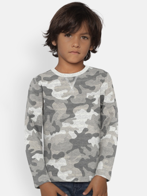 

GAP Baby Boys' Double-Weave T-Shirt, Grey