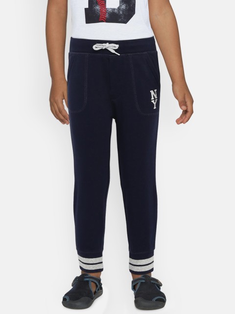 

GAP Boys Navy Blue Regular Fit Solid Joggers