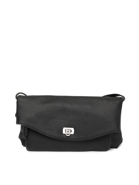 

Baggit Black Textured Shoulder Bag