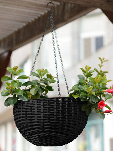 

Story@home Black Hanging Pot Planter