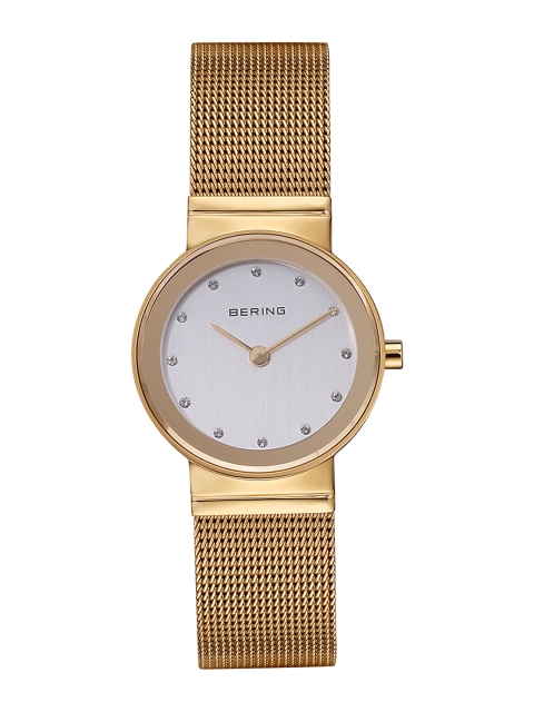 

BERING Women Gold Toned Classic Sapphire Crystal Watch -10126-334