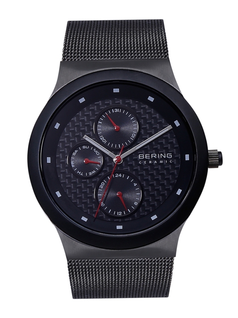

BERING Men Grey Ceramic Sapphire Crystal Watch -32139-309