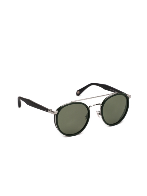 

Fossil Unisex Round Sunglasses FOS 2082, Green