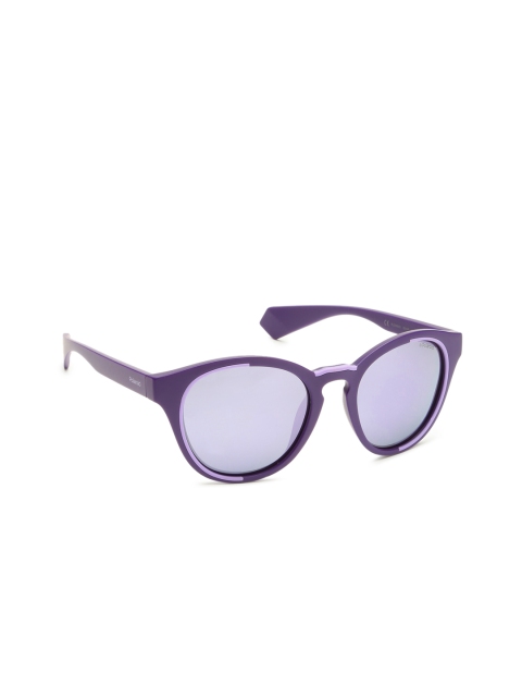 

Polaroid Unisex Oval Sunglasses PLD 6065/S B3V 52MF, Blue