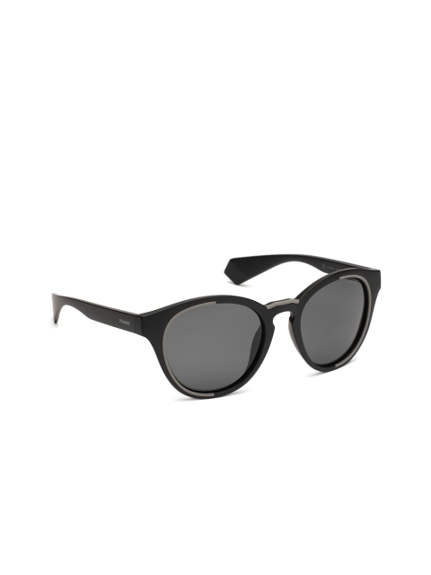 

Polaroid Unisex Round Sunglasses, Grey