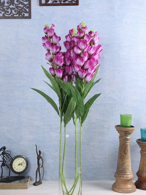 

Fourwalls Set Of 4 Purple Artificial Night Jasmine Flower Stems