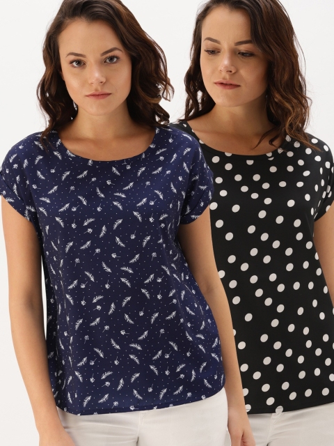 

Dressberry Women Pack of 2 Tops, Black