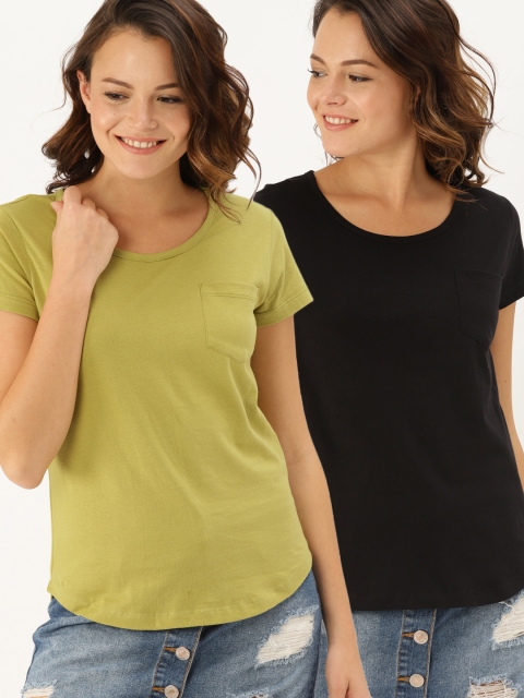 

DressBerry Women Pack of two T-shirts, Black
