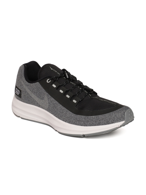 

Nike Men Black & Grey Zoom Winflo 5 Run Shield Running Shoes