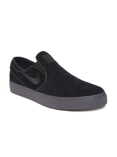 

Nike Men Black Zoom Stefan Janoski Suede Skateboarding Shoes