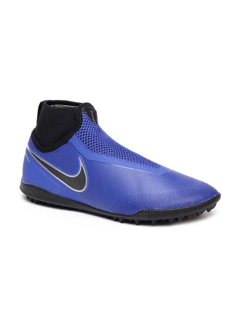 

Nike Unisex Blue REACT PHANTOM VSN PRO Leather Football Shoes