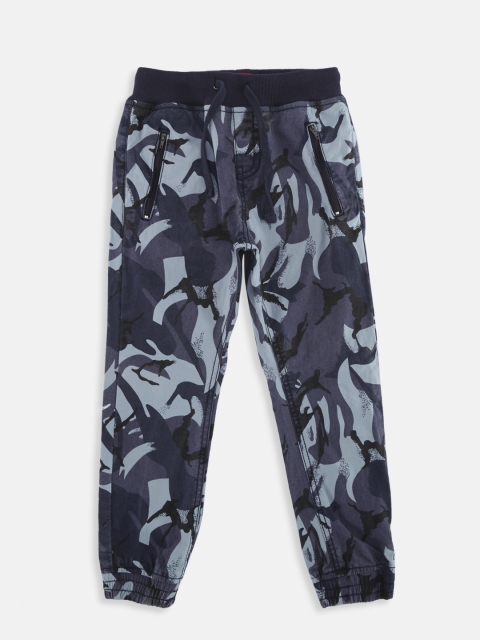 

Chalk by Pantaloons Boys Blue & Grey Printed Joggers