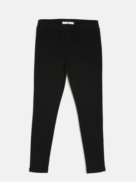 

Marks & Spencer Girls Black Mid-Rise Clean Look Jeans