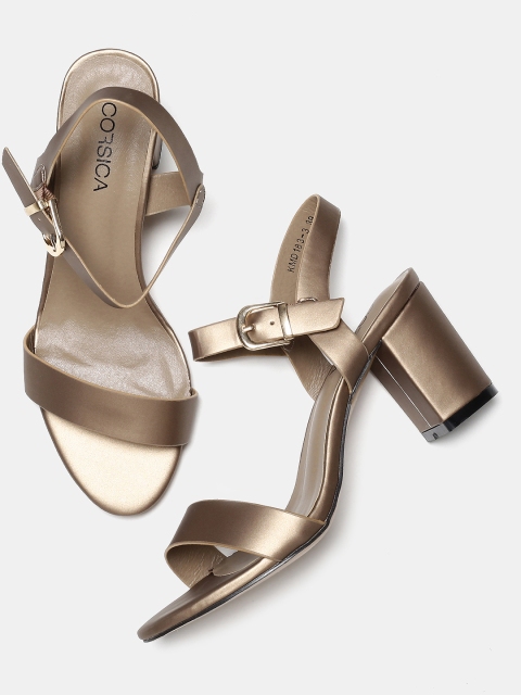 

CORSICA Women Gold-Toned Solid Heels